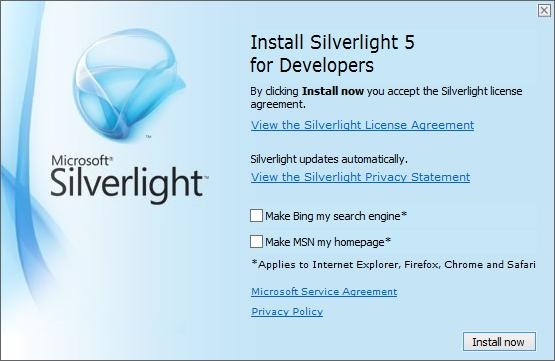 ie with silverlight for mac